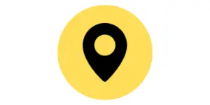Icoontje van een kaart pin Icoontje van een kaart pin